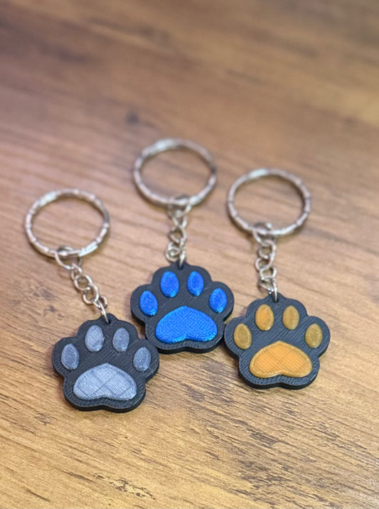 Klíčenky tlapka (3ks)